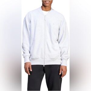adidas Men's Zip Up White Sweater